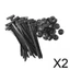 2x 20 Chiếc Dây Buộc Cáp Đa Năng Thay Thế Dây Đeo Nylon Khóa Phụ Kiện Xe