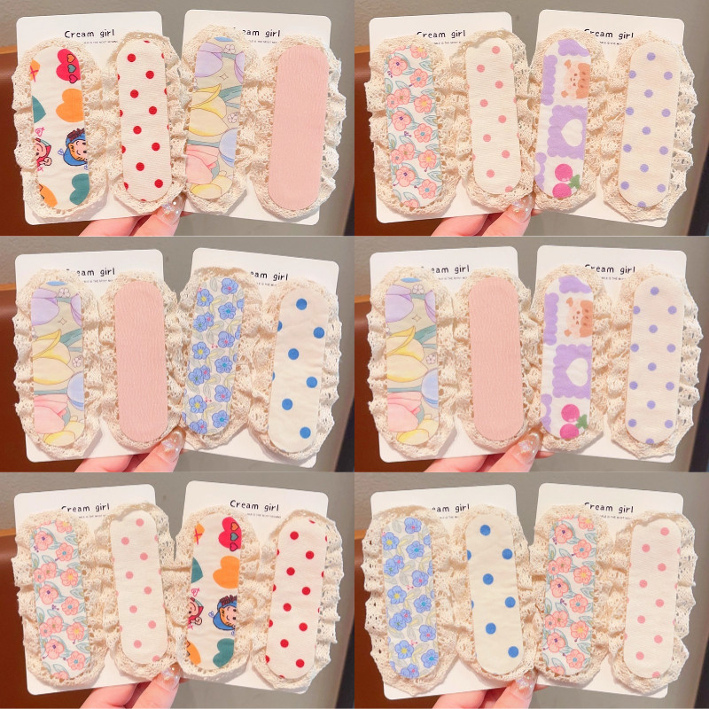 Set 4 Miếng Dán Tóc Magic Dán Hoa Dễ Thương Thời Trang Hàn Quốc - Phụ Kiện Tóc