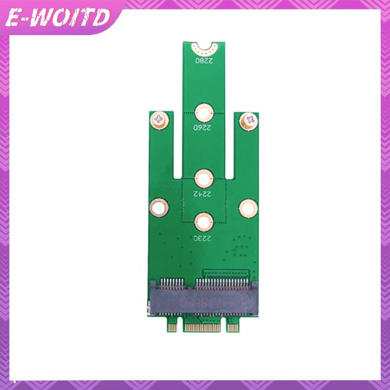 E-WOITD NGFF M.2 B Chìa Khóa Sang MSATA PCI-E PCI-Express SATA 3.0 SSD Hỗ Trợ Khe Cắm Chế Độ B MSATA Nam Bộ Chuyển Đổi Thẻ Cho 2242 / 2260 E-WOITD