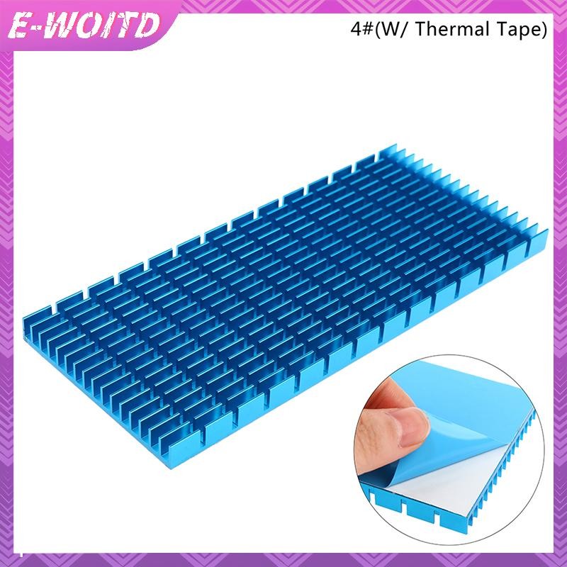 E-woitd 1Pc 150 * 65 * 8MM Bảng Tản Nhiệt Nhôm Tản Nhiệt CPU Bộ Khuếch Đại Công Suất Tản Nhiệt HNVN