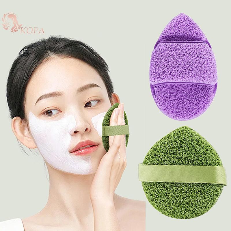 KOPA 3 Miếng phồng mặt mềm mại thân thiện với da để làm sạch sâu- Miếng bọt biển mặt vệ sinh- Dụng cụ chăm sóc da VN