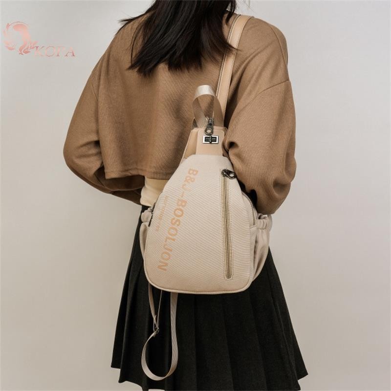 KOPA Túi đeo chéo nữ thông thường Ba lô du lịch Unisex Túi đeo vai nhiều túi VN