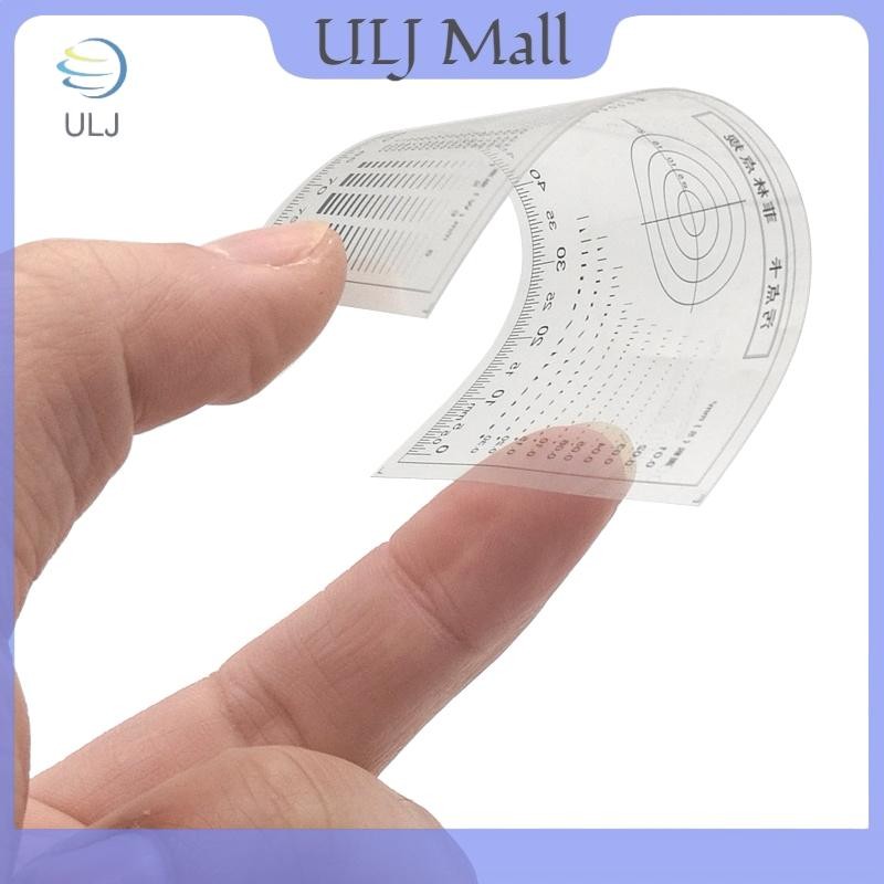 Máy đo điểm đo ULJ Phim trong suốt Thẻ so sánh thẻ vết bẩn vết bẩn vết nứt Tương phản PET Dot Line Kiểm tra chất lượng bề mặt.