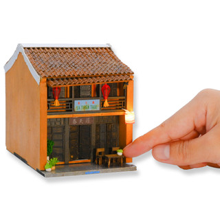 Mô hình gỗ tự lắp ráp DIY- Thế Giới Tí Hon- HỘI AN- CAO LẦU LA THIÊN THÁI- HA164-06 (Sản phẩm chưa kèm keo)