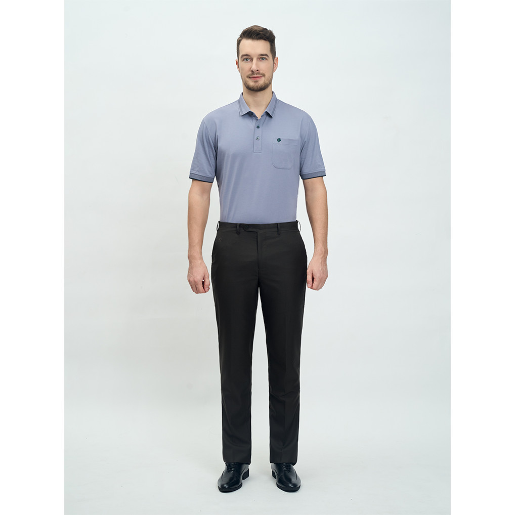 Áo thun Polo có túi SAN SCIARO vải visco phom regular SS00000049