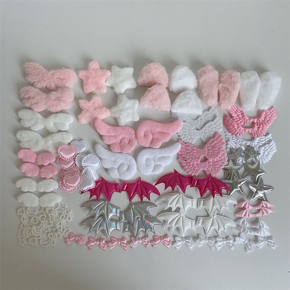 Handmade Bìa Thẻ Trang Trí Phụ Kiện Quà Tặng DIY Sang Trọng Tai Nhà Hoạt Hình 99 Cái / bộ Dễ Thương