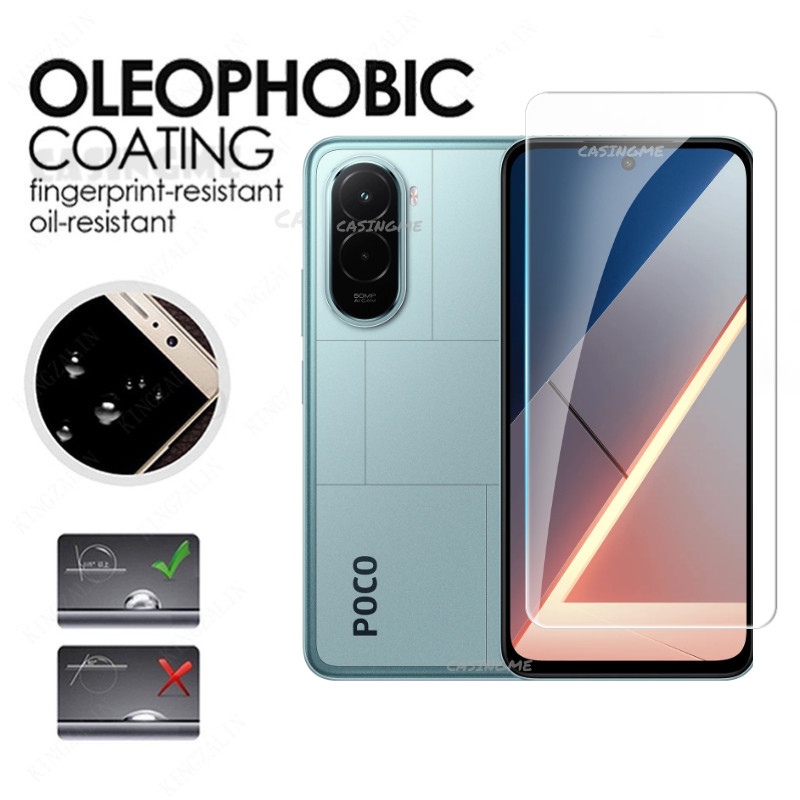 POCO M7 2025 4G Full Cover Kính Cường Lực Flim Cho POCO M7 POCOM7 Plus M 7 Pro 4G 5G 2025 Phim Trước Mặt Sau Ống Kính Kính Mặt Sau Kính Bảo Vệ Màn Hình Ống Kính Máy Ảnh