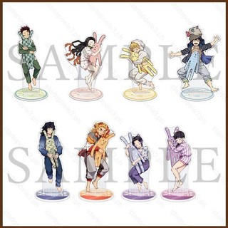 Mô Hình Acrylic Demon Slayer – Figure Anime Tokitou Muichirou, Tsuyuri Kanao, Đế Trưng Bày Trang Trí Bàn