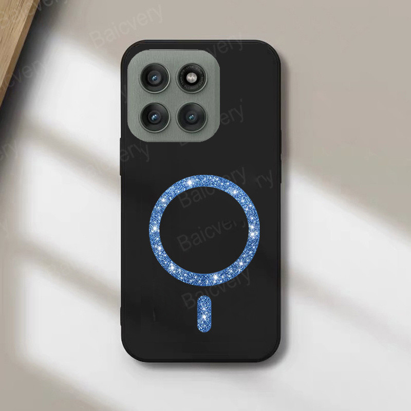 Vỏ Thời Trang Cho Motorola Moto G Style Power Edge 5G 2023 2024 2025 Silicon Mềm Đen Mờ Bao Với Lấp Lánh Không Dây Từ Tính Miếng Dán | BigBuy360 - bigbuy360.vn