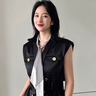 Khăn Lụa Vòng Cổ Phong Cách Hàn Quốc, Thích Hợp Mặc Mùa Hè