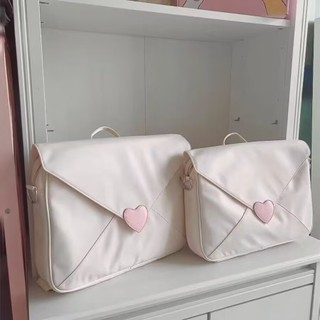 Ba lô dung tích lớn phong cách Hàn Quốc Túi máy tính Phong bì tình yêu Túi đựng Laptop đeo chéo 53cm 47cm