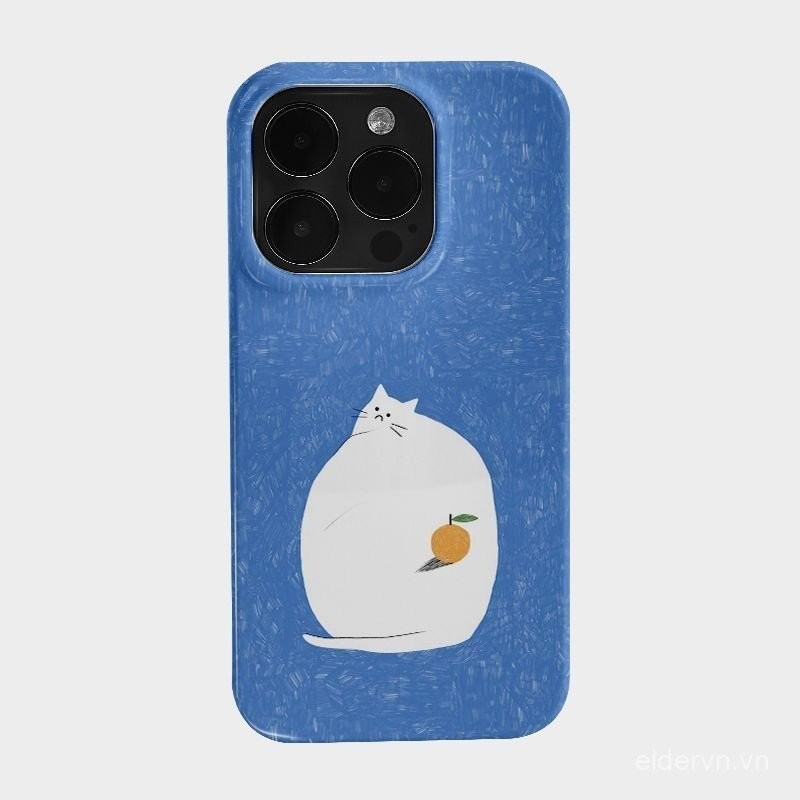 Ốp điện thoại Ins Orange Matter QYJS Thích hợp cho IPhone 13 14 15 ProMax 11 12 PRO 7 8 PLUS X XS XR XSMAX 14 15 PLUS SE Phim sáng tạo Vỏ cứng Vỏ bảo vệ chống sốc 4LO6