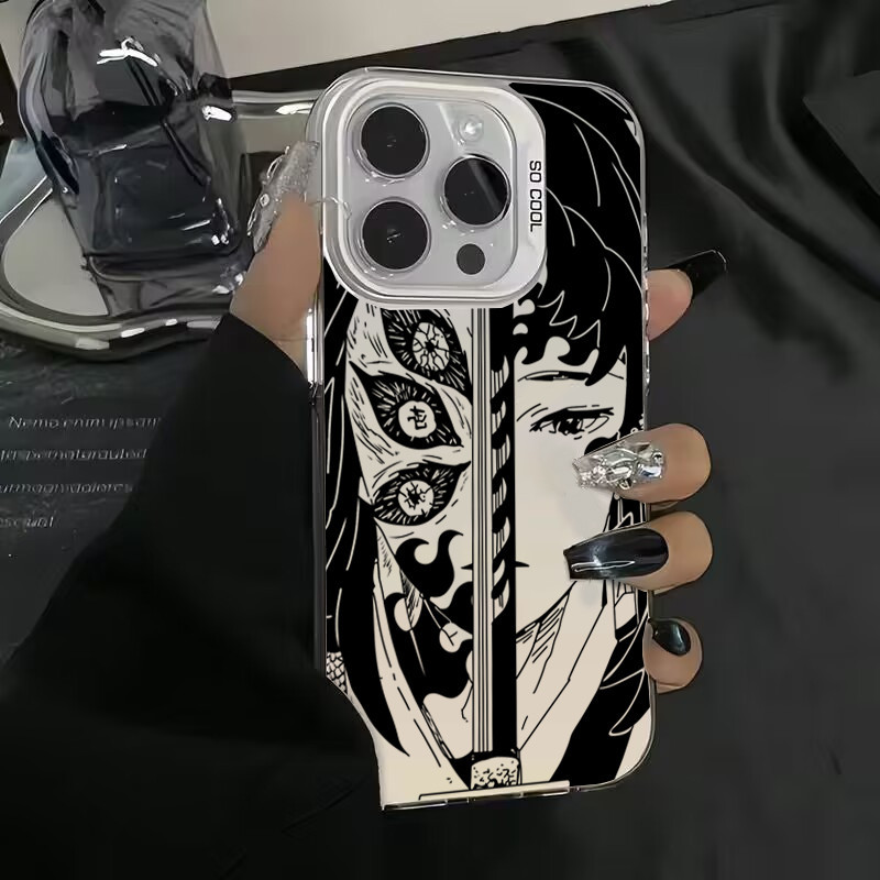 Dành Cho Xiaomi Mi 11 Lite 5G NE Mi 14T 14 13 12 12T 13T Pro Poco F6 F5 X5 X6 M6 Pro 4G Vỏ Anime Nhật Bản Demon Slayer IMD Luxury Matte Hard Chống Sốc