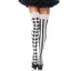 GODD Sọc Trên Đầu Gối Tất Bất Đối Xứng Halloween Chú Hề Cosplay Đùi Cao Tất
