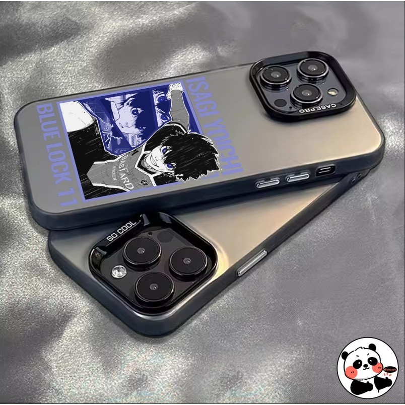 Vỏ KHÓA XANH Cho iPhone 12 11 Pro Max XR XS Max X 8 7 Plus SE 2022 2020 Vỏ Phim Hoạt Hình Dễ Thương Anime Isagi Yoichi Reo Nagi Seishiro Vỏ Điện Thoại Bạc Chống Sốc Cứng