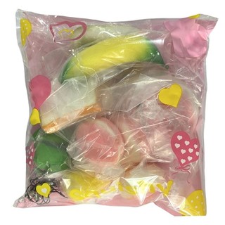 DE Phổ Biến Co Giãn Đạo Cụ Mềm Mại Squeezable PU Bun Đồ Chơi Trẻ Em Giảm Căng Thẳng Đồ Chơi