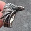Nhẫn Rồng JUNYUE88US, Mở Nhẫn Đôi Cánh Pterosaur Có Thể Điều Chỉnh, Nhẫn Rồng Đen Phong Cách Punk Tinh Tế Retro Vintage Cho Nam