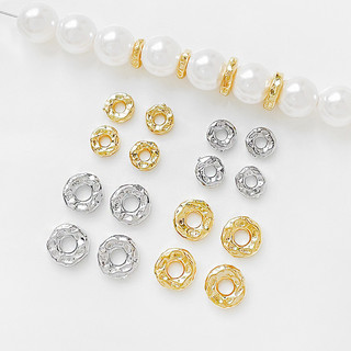 14k Đồng Clad Vàng Giữ Màu Vàng Thật Mạ Vàng Tròn Miếng Đệm Tự Làm Handmade Trang Sức Vòng Tay Vòng Cổ Đính Hạt Phụ Kiện