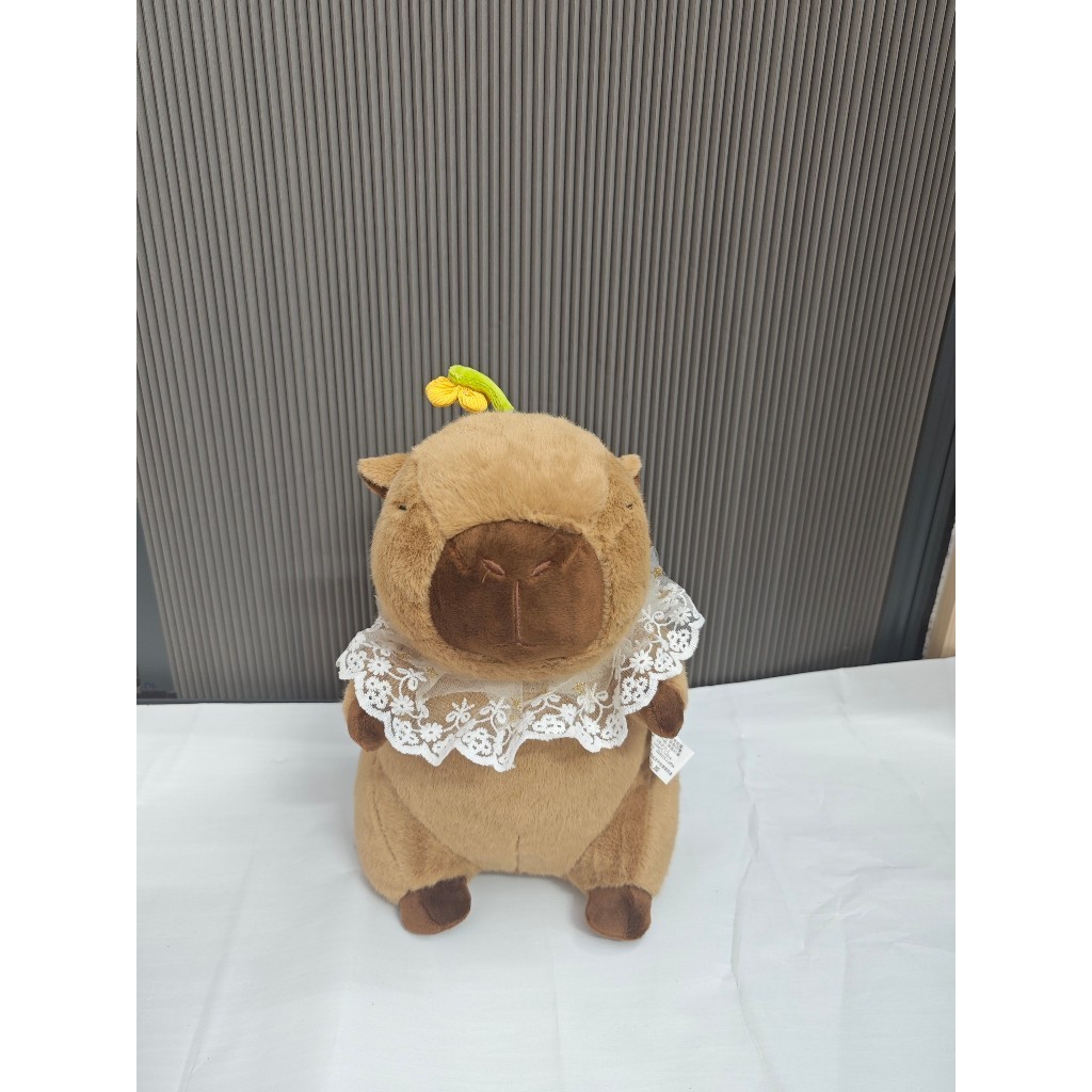 Capybara Chong Chóng Dễ Thương Gấu Bông Capybara Mũ Chong Chóng Chuyển Động Quay Capybara Đầu Hoa Mẫu Mới