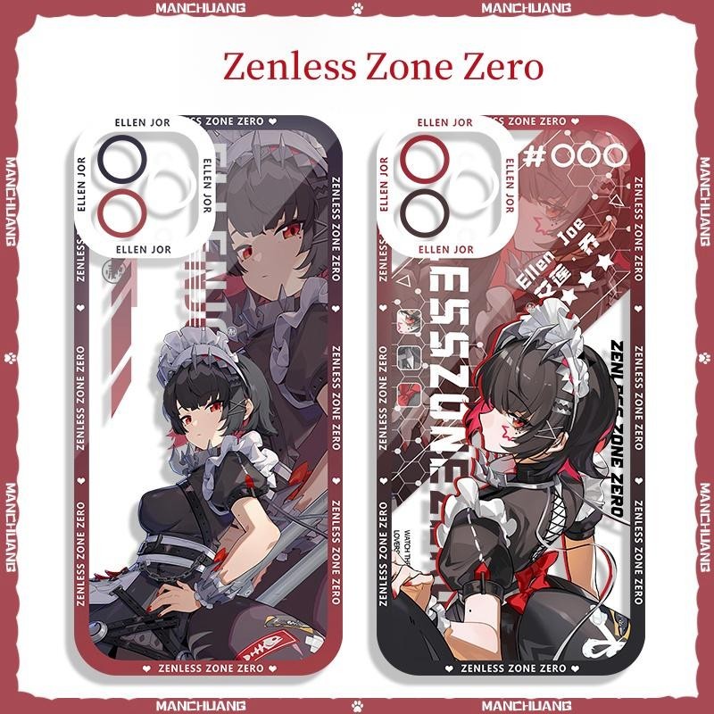 Vỏ Ellen Joe Cho Samsung Galaxy A55 A54 A23 A24 S20 S22 Plus S20FE S21FE Zenless Zone Zero Game Trong Suốt Mắt Thiên Thần Anime Mềm TPU Dễ Thương Vỏ Điện Thoại