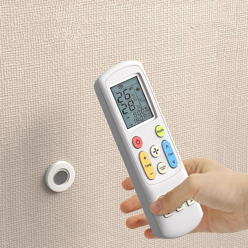 2pieces Điều Khiển Từ Xa Miếng Dán Từ Tính Tivi Điều Hòa Điều Khiển Từ Xa Lưu Trữ Tường Đục Lỗ-Miễn Phí Treo Tường Magne Mạnh Mẽ