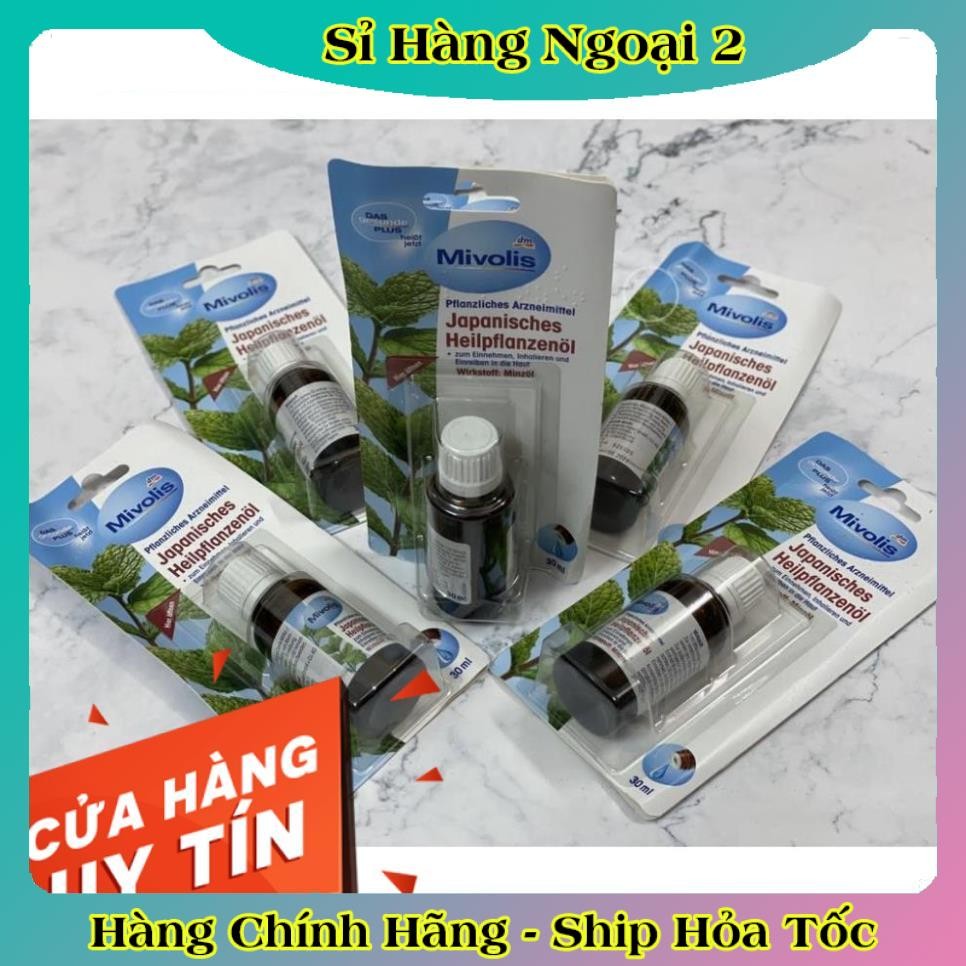 [auth] Tinh Dầu Bạc Hà Mivolis Japanisches Heilpflanzenol 30 ml NỘI ĐỊA ĐỨC [Date mới nhất] [Hot]