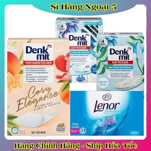 Túi thơm quần áo trong tủ, thơm máy sấy DENKMIT, Giấy thơm quần áo LENOR HÀNG CHUẨN ĐỨC- Đủ BILL [Hot]