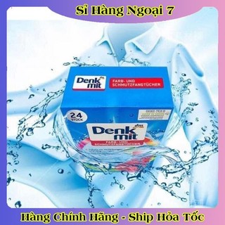 [auth] Giấy hút màu và chống phai màu quần áo DENKMIT 24 tờ- Nội địa Đức Đủ Bill [Hot] .
