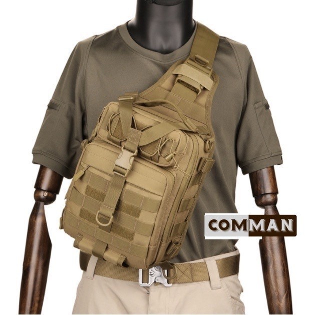 Túi_balo đeo chéo chiến thuật COMMAN_Fishing Backpack Tackle Storage Bag