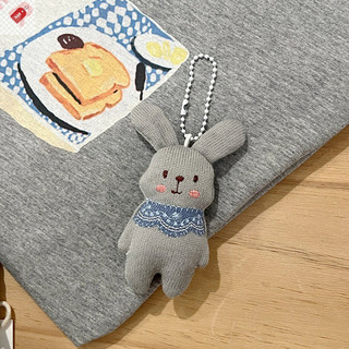 ALIK Hoạt Hình Sang Trọng Cà Rốt Móc Khóa Búp Bê Nhồi Bông Dễ Thương Móc Khóa Vải Thỏ Búp Bê Túi Đi Học Mặt Dây Chuyền Cho Bé Gái Quà Tặng Sinh Nhật VN