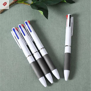Alik 3 Màu Trong 1 Bấm Bút Bi Cổ Điển Bút Bi Wrig Bút Văn Phòng Trường Văn Phòng Wrig Văn Phòng Phẩm Đỏ Đen Xanh 0.7mm Bút VN