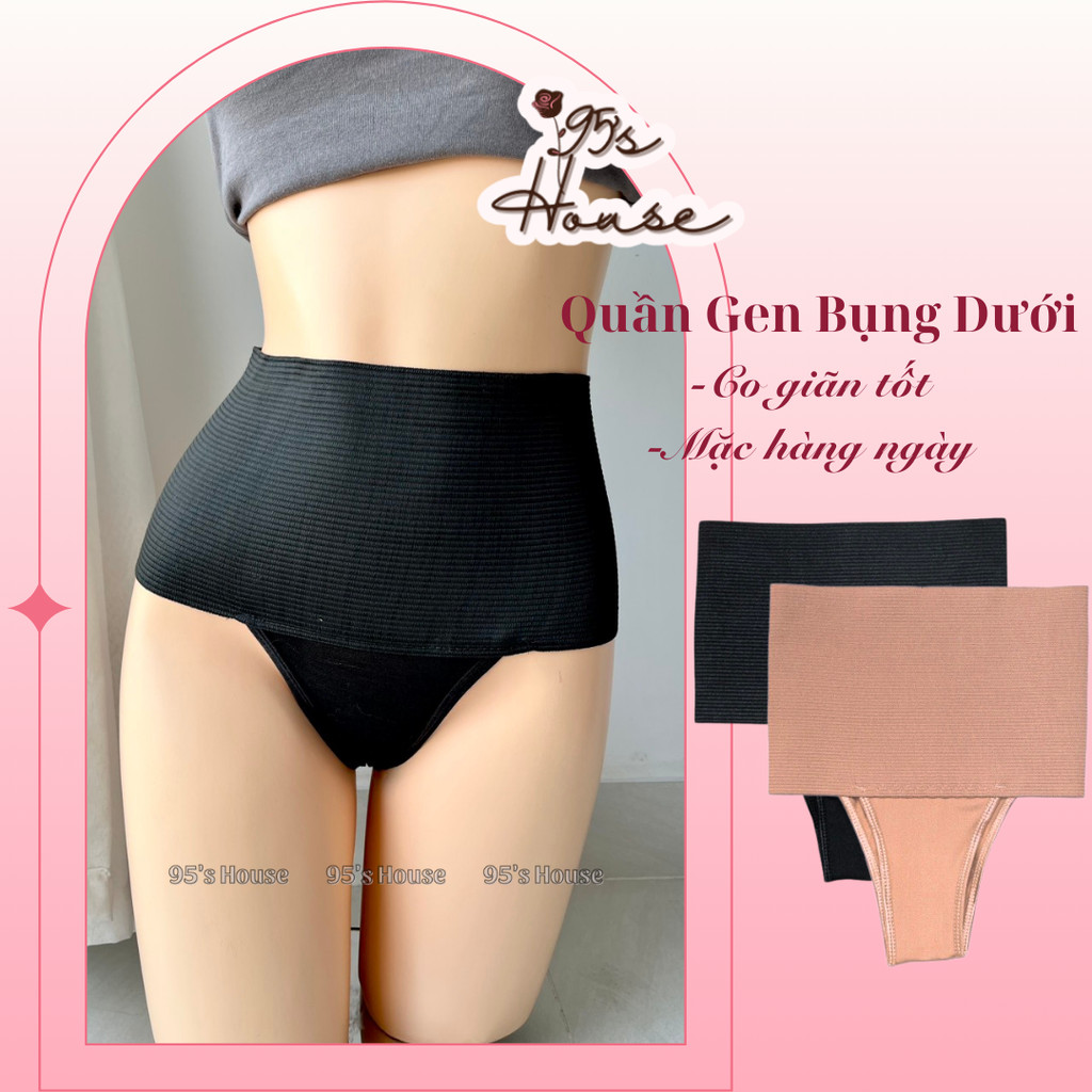 Quần gen nịt bụng dưới co giãn tốt mặc hàng ngày QG05-1 [95's House]