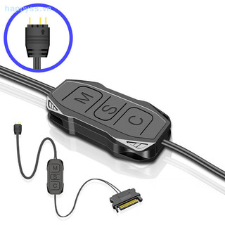 Hap ARGB Bộ Điều Khiển 5V 3pin Sang SATA Bộ Điều Khiển RGB 3PIN Hub Cho Máy Tính Cpu Vỏ Quạt Mát Tản Nhiệt Đèn LED VN