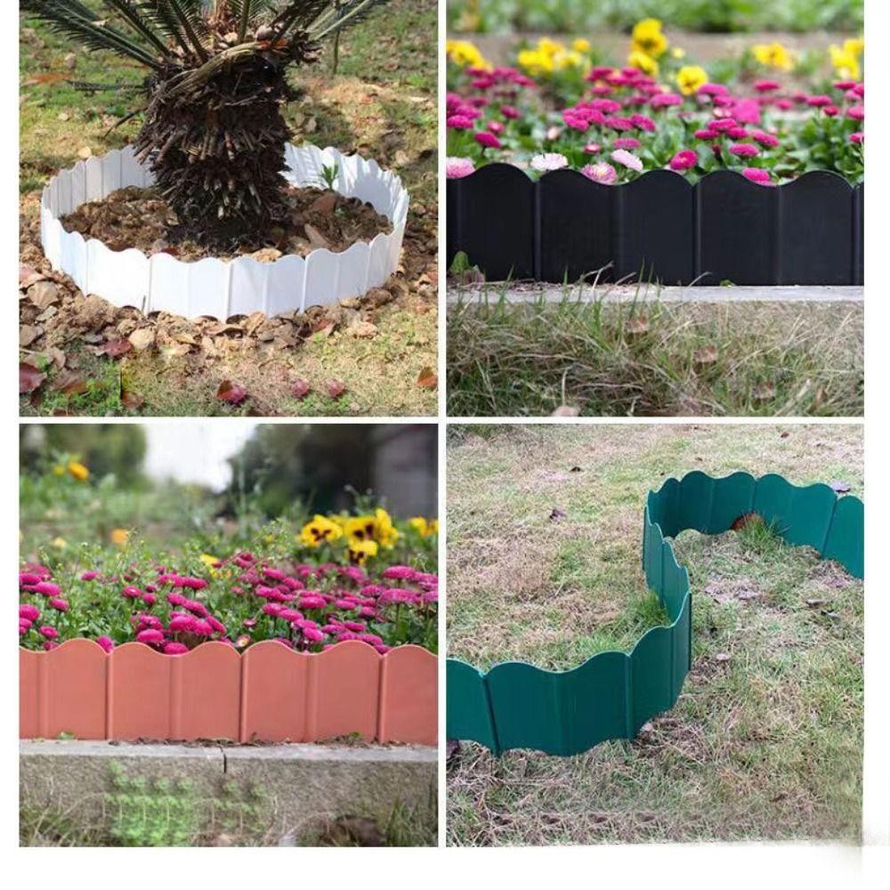 Biên giới viền cảnh quan CHEESELY, hàng rào trang trí cho cỏ, vườn, hoa; bảng DIY màu xanh lá