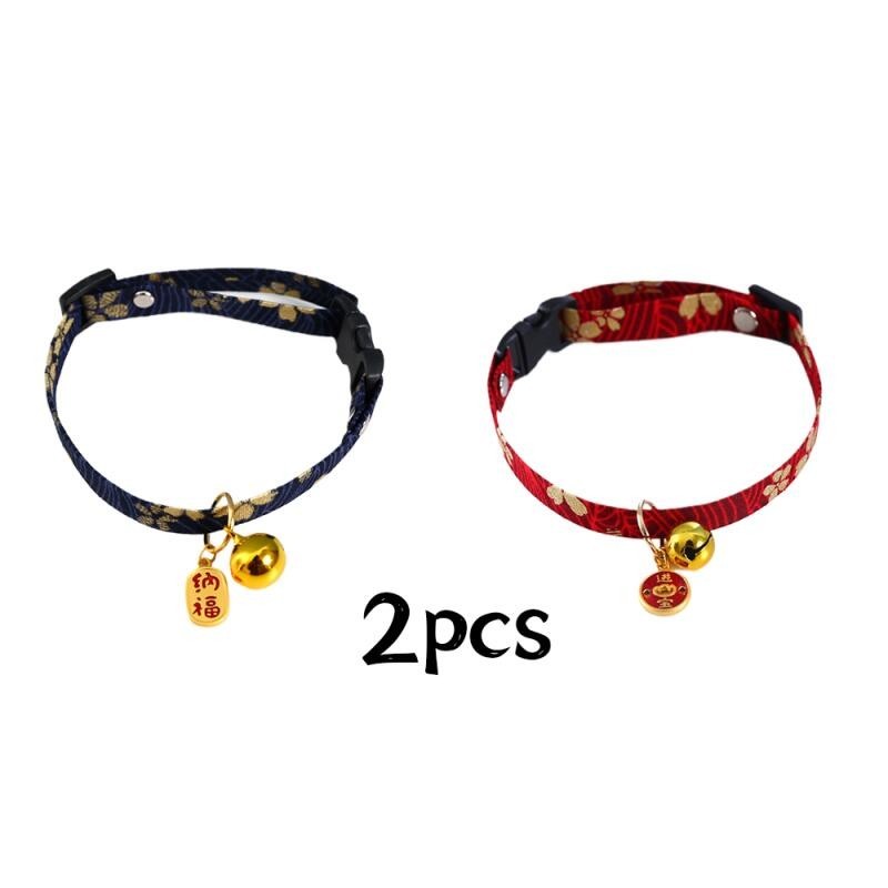 2 Chiếc Vòng Cổ Mèo Và Chó Thú Cưng Cho Sự Giàu Có Và Tài lộc