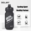 Bình Thể Thao ICUCKO, Bình Nước Xe Đạp Sơn Cao Su BOLANY, Di Động 610ML Đồ Dùng Đi Xe Đạp Ấm Siêu Tốc Ngoài Trời Bóp Chai Ngoài Trời
