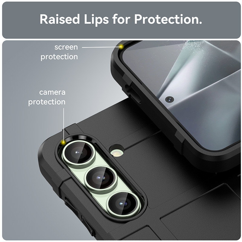 Dành cho Samsung Galaxy S24 FE Full Cover Hybrid Rugged Shield Vỏ giáp chống sốc