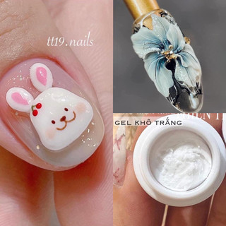 [phụ kiện Linna Nail] Hũ Gel Khô 5D Nặn Hoa Nổi, Charm Thú