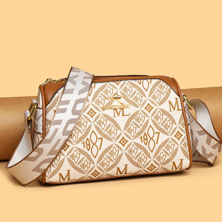 Cao cấp túi của phụ nữ in thư kết cấu Vai gối Túi Crossbody Túi