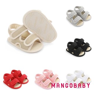 Mg-baby Bé Gái Bé Trai Dép Mùa Hè Đế Mềm Mở Ngón Chân Vải Đế Giày Đi Bộ Cho Bé Sơ Sinh