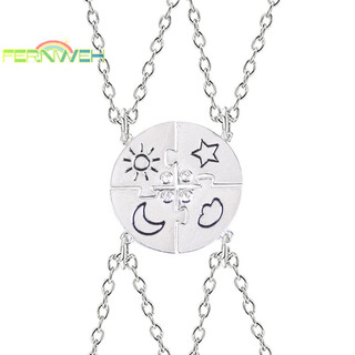 [Fernweh] 4 Miếng Vòng Cổ Mặt Trời Mặt Trăng Mặt Trăng Tròn Mới Thời Trang Người Bạn Thân Nhất Mãi Tình Bạn BFF Nam Nữ Quyến Rũ Chokers 2023 [MỚI]
