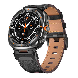 Thích hợp cho Samsung Watch 7 Ultra, dây da mới có khóa kim loại 47mm và dây đeo cá tính