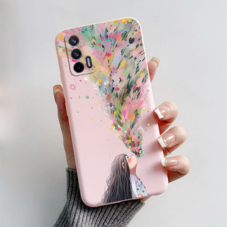 Dành Cho Realme GT Neo / Neo 2T / Q3 Pro 5G Vỏ Điện Thoại Silicon Mềm Thạch Thời Trang Người Không Gian Sơn Mặt Sau Cho RealmeGT Neo2T Q3Pro Vỏ