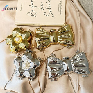 YOWEI Mới Acrylic Môi Túi Cho Wommen Acrylic Chất Lượng Cao Túi Đeo Vai Hoa Nơ Túi Đổi Chìa Khóa Đeo Ngang VN