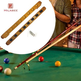 Giá đỡ bi-a HILABEE, giá đỡ gậy bi-a bằng gỗ cho 8 tín hiệu, treo tường