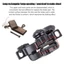 Bộ phanh đĩa cơ khí xe đạp, Bộ kẹp phanh MTB trước / sau 160mm, Dụng cụ nhẹ bằng hợp kim nhôm kéo xe đạp đẩy Caliper cho xe đạp leo núi
