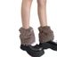 Treeling Nữ Thẩm Mỹ Mờ Chân Ấm Áp Boot Còng Phong Cách Nhật Bản Nhãn Chữ Boot Có Chân Ngắn Tất Stree