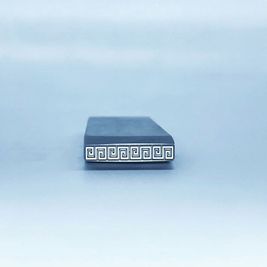 Jiyan Thép Seal Mẫu Giấy Vòng Tay Vàng Bạc Tùy Chỉnh Đục Đặc Biệt 1.5 吉言钢印 回纹手镯金银定制 专用錾子