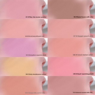 Kem má hồng bột bốn màu Dasique 07 ❈ ❈ ❈ 🍒 ▽ ❈ ❈ ❈ ❈ ❈ ❈ ❈ 07 One Piece Blush Trang điểm khỏa thân tự nhiên Đa chức năng Trang điểm lá Hàn Quốc Phấn má hồng mặt