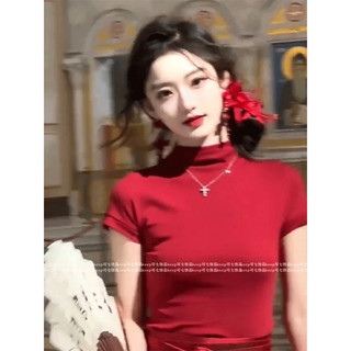 Mũ đội đầu hoa bờ biển cổ điển sườn xám phụ kiện tóc đỏ Trung Quốc mới